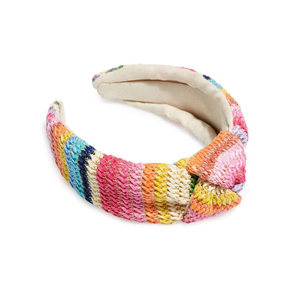Rainbow Stripe Knotted Headband