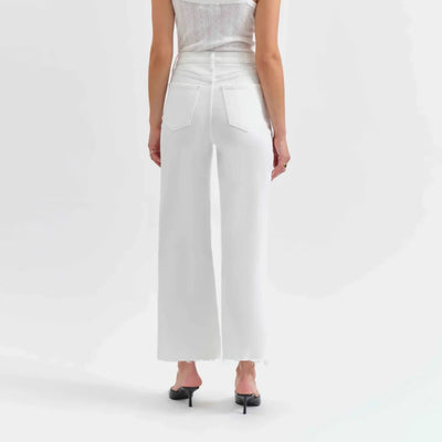 DAZE-Pleaser High Rise Wide Ankle Lamb