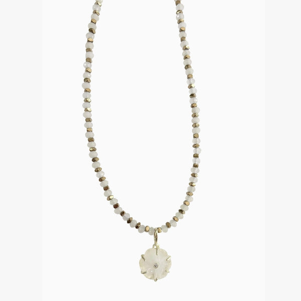 Aubrey Necklace WHITE