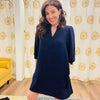 Easy Navy Dress