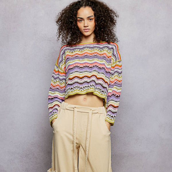 Retro Ripple Sweater