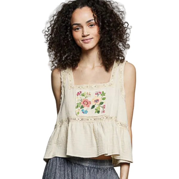 Petals & Lace Top