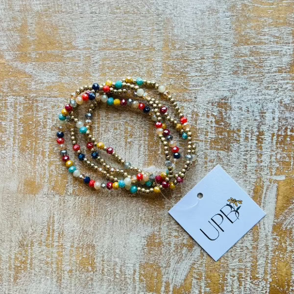 Jewel Tone Bracelet Stack