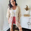 Flower Fringe Cardigan