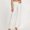 White Wide Leg Denim