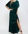 Velvet Forest Maxi Dress