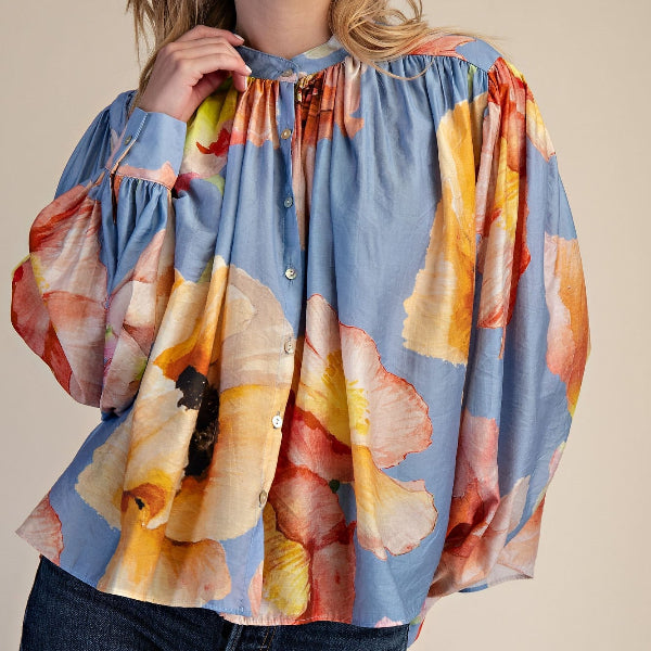 Painted Petals Top