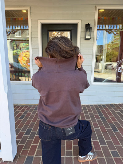 Mock Neck Full Zip Jacket