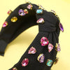 Rhinestone Wide Knotted Headband