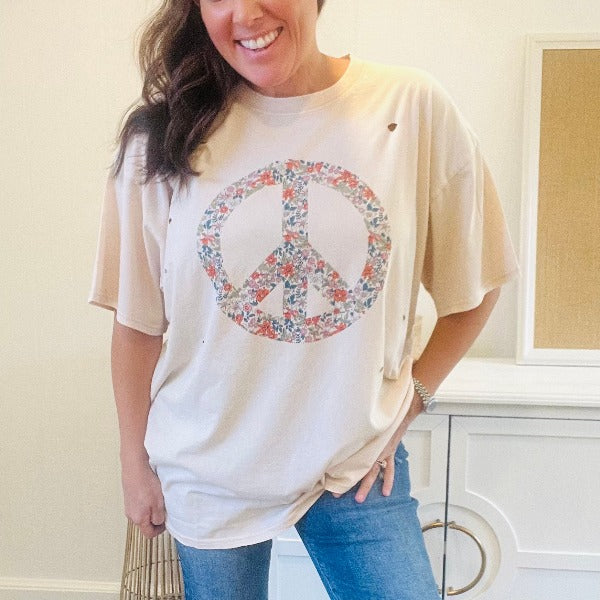 Peace Sign Graphic Tee