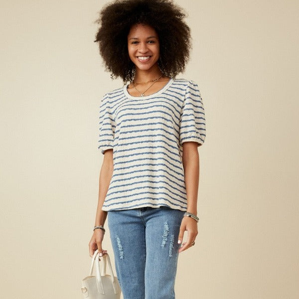 Late Summer Stripe Top