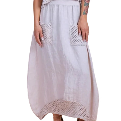 The Primavera Linen Skirt