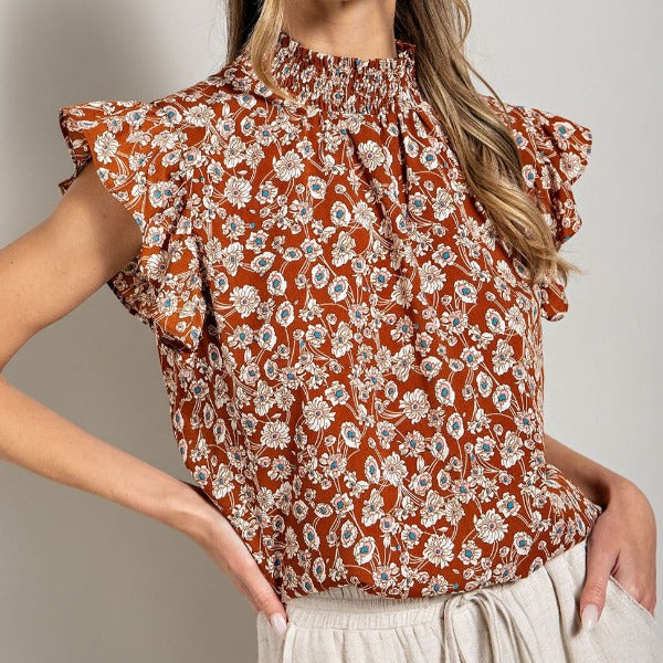 Intro to Fall Floral Blouse