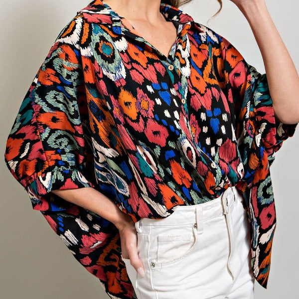 Retro Leopard Top