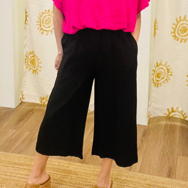 Cropped Wide Summer Pant