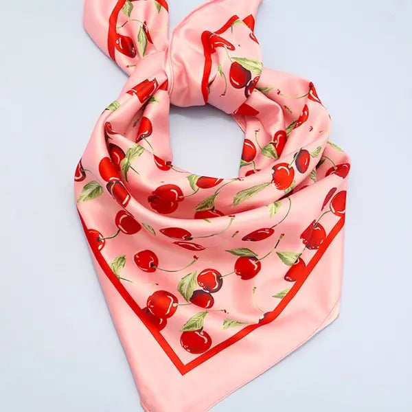 Pink Cherry Scarf