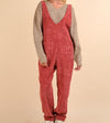 Fluffy Corduroy Jumpsuit