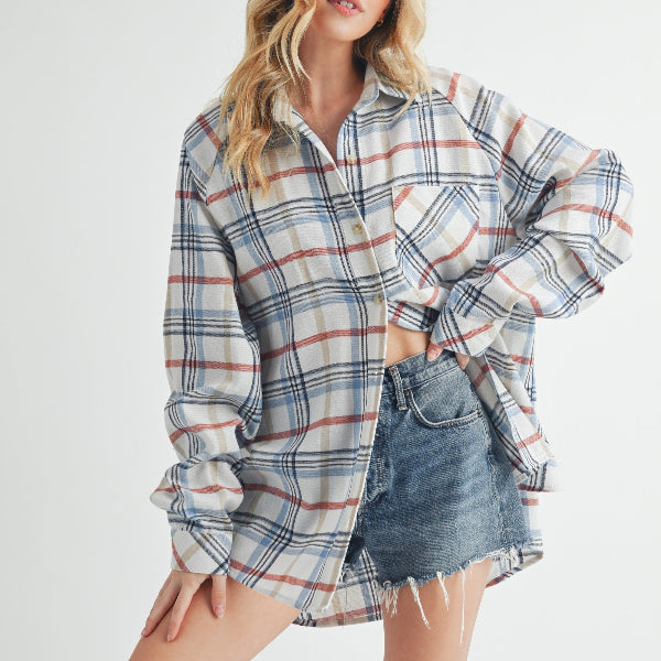 Bonfire Flannel Button Down