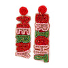 Merry & Bright Seed Bead Earrings