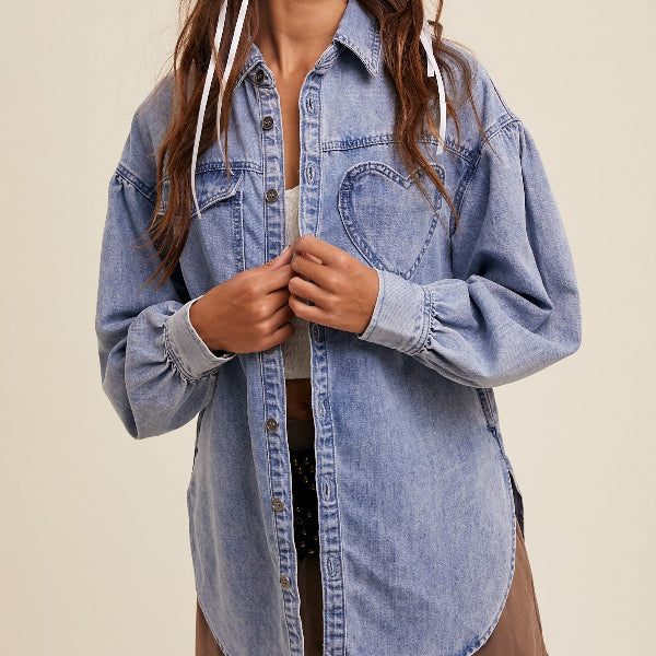 Heart of Denim Top