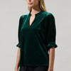 Emerald Velvet Top