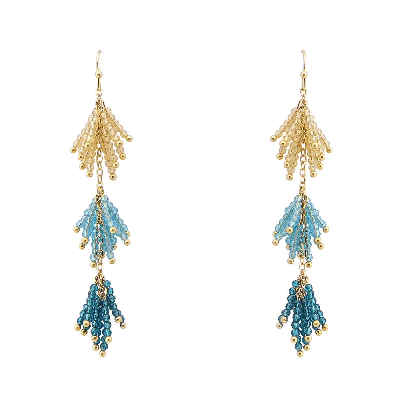 Three's Company Beaded Earring