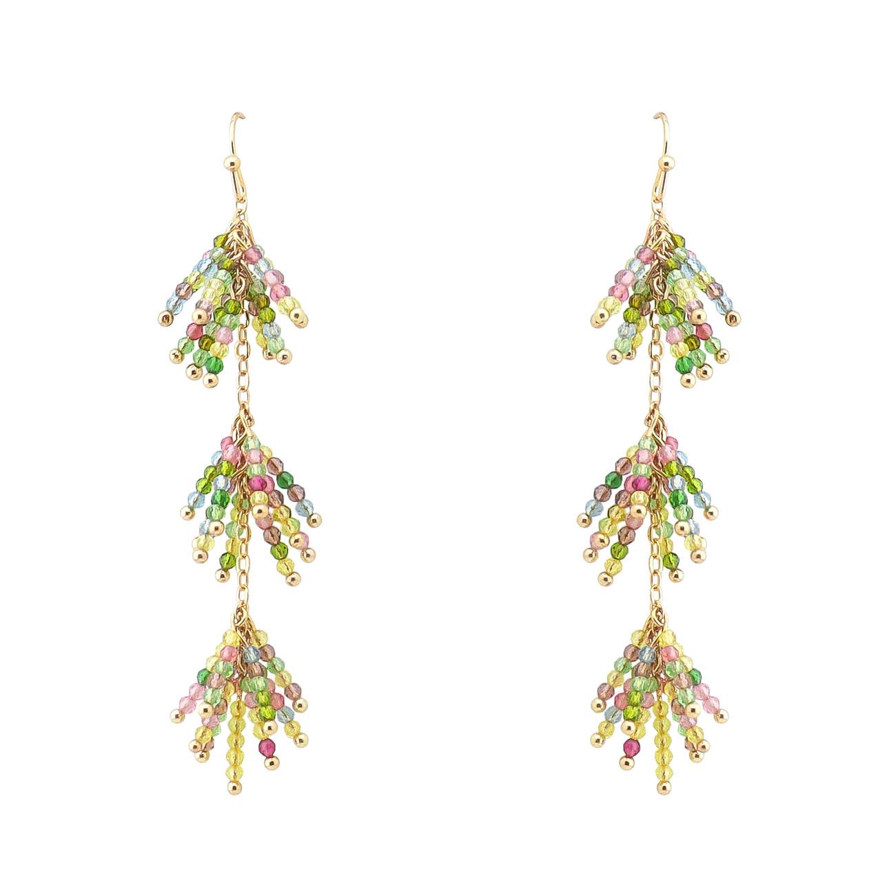 Three's Company Beaded Earring