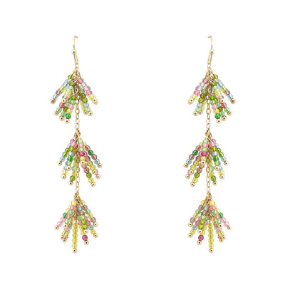 Three's Company Beaded Earring