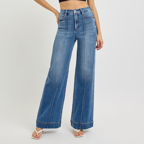 Tummy Control Pintuck Jean