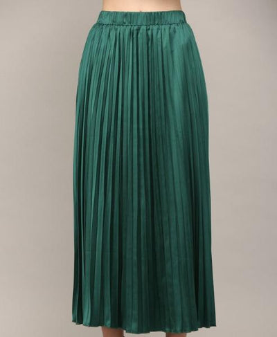 Pleated Jewel Skirt