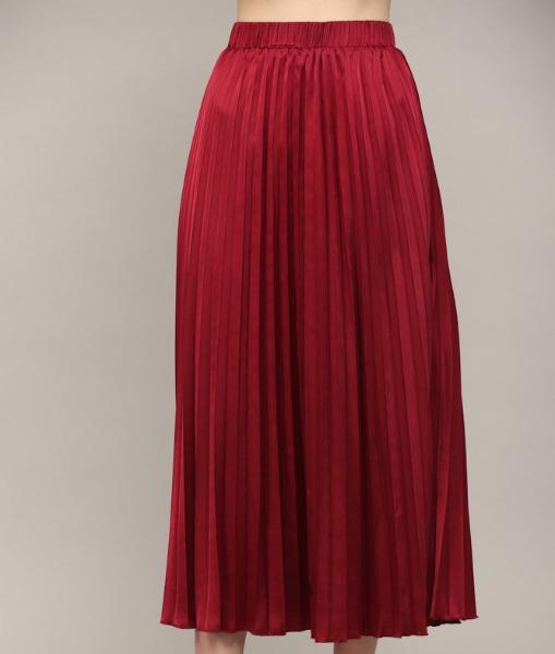 Pleated Jewel Skirt