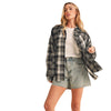 Fair Flannel Shirt-BLACK/WHITE