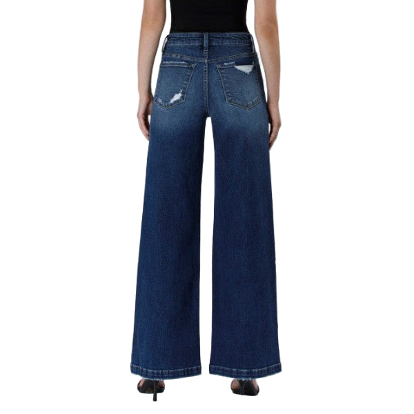 LV  Jeans High Rise Wide Leg