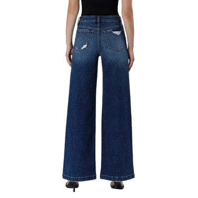 LV  Jeans High Rise Wide Leg