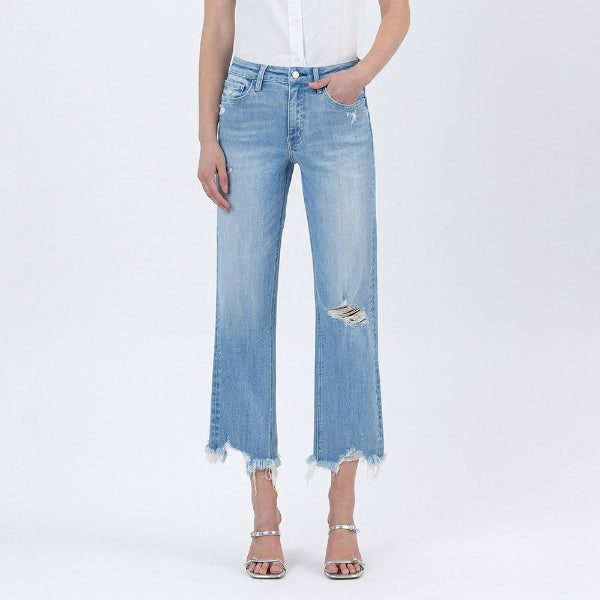 LV Cropped Slim Wide Leg