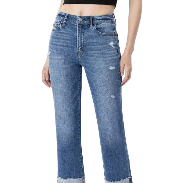 LV HIGH RISE CROP STRAIGHT