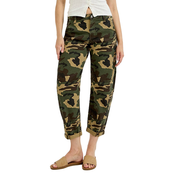 RISEN High Rise Ankle Barrel CAMO