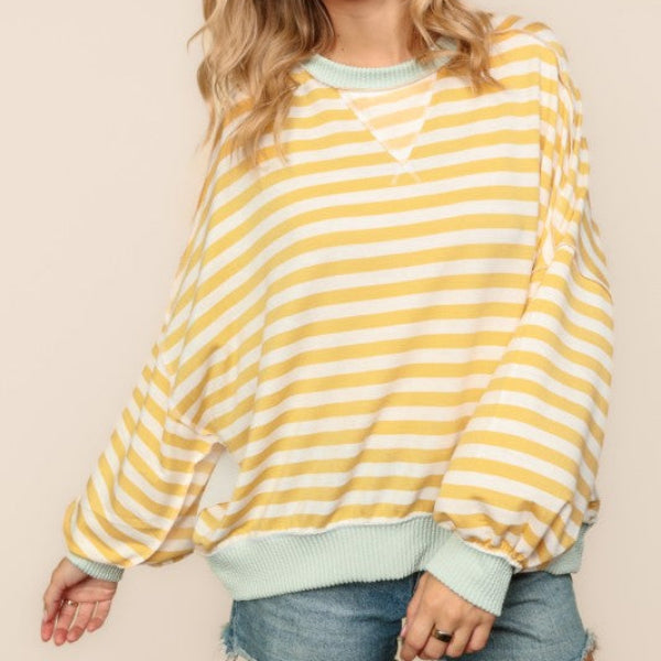 Minty Sunrise Top