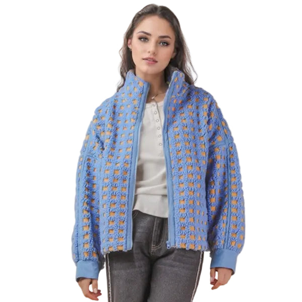 Honeycomb Fleece Jacket