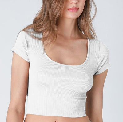 NB Scoop Neck Crop Top