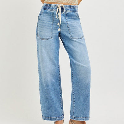 Draw Me in Denim Pant