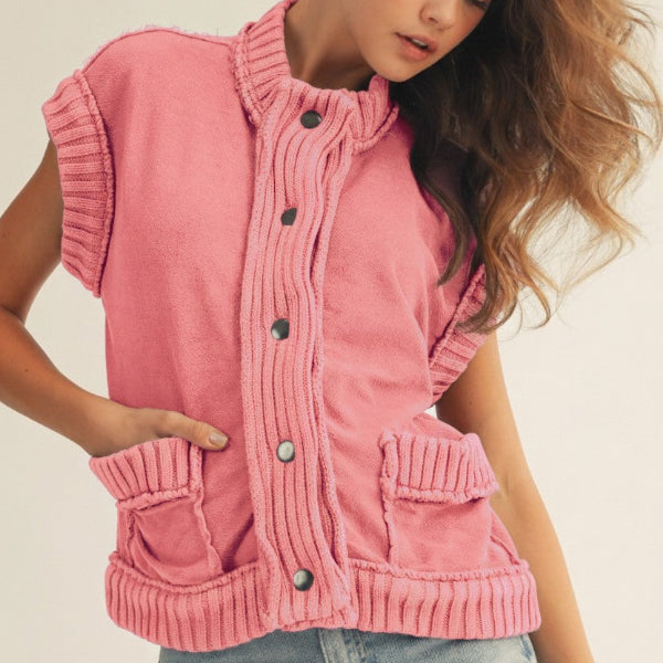 Strawberry Latte Vest