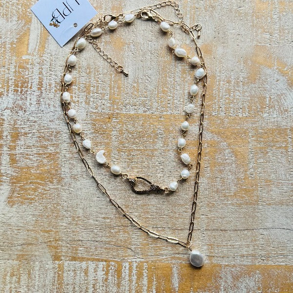 Pearl Necklace Set