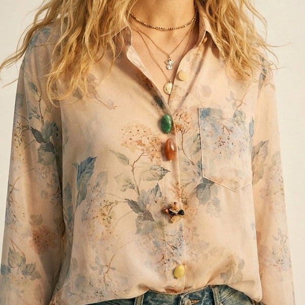 Dusty Bloom Top