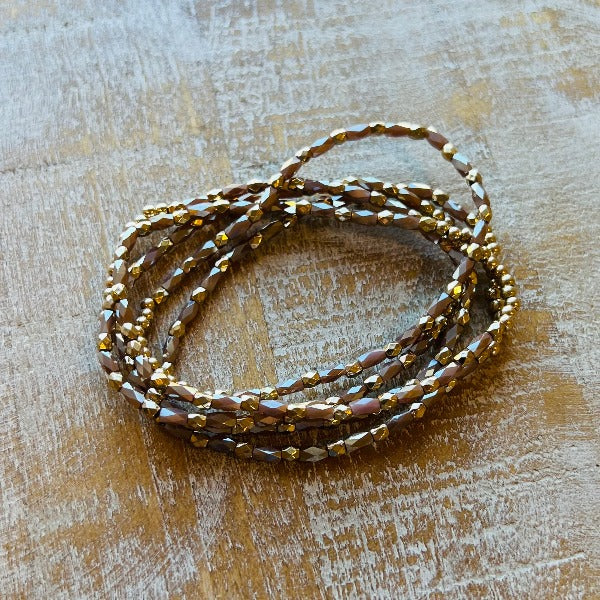 Classic Beaded Bracelet Stack