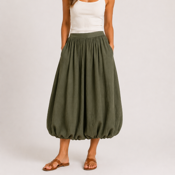 Milio Linen Bubble Skirt