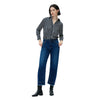 BAYEAS Barrel Leg Raw Hem