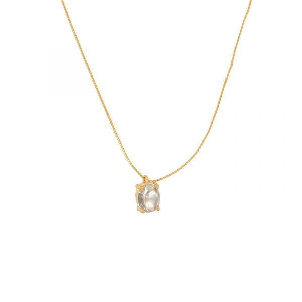 Solitaire Crystal Necklace