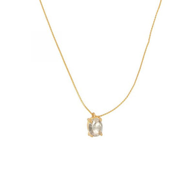 Solitaire Crystal Necklace