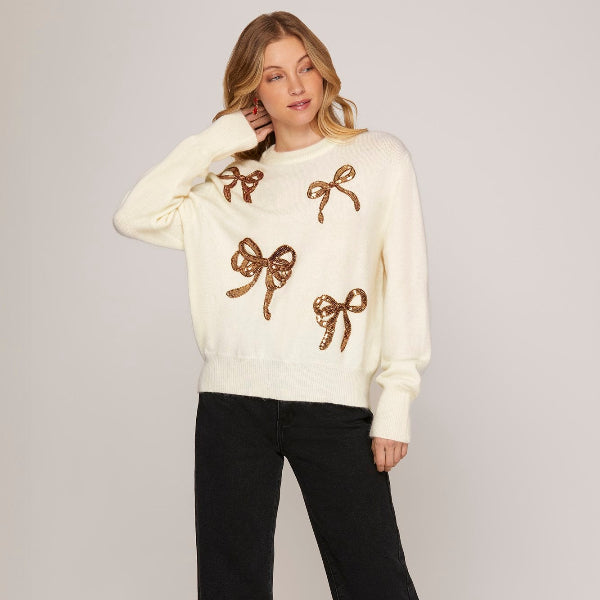 The Darling Bow Sweater